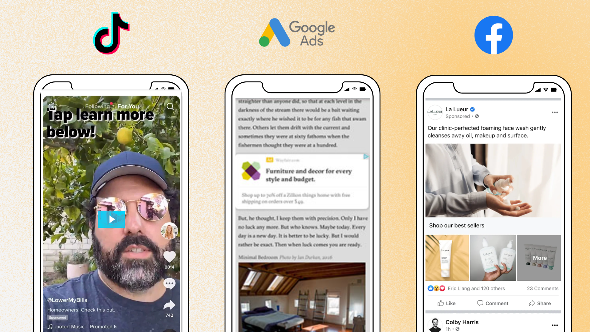 Gói combo quảng cáo Traffic ads từ Google, Facebook, Tiktok